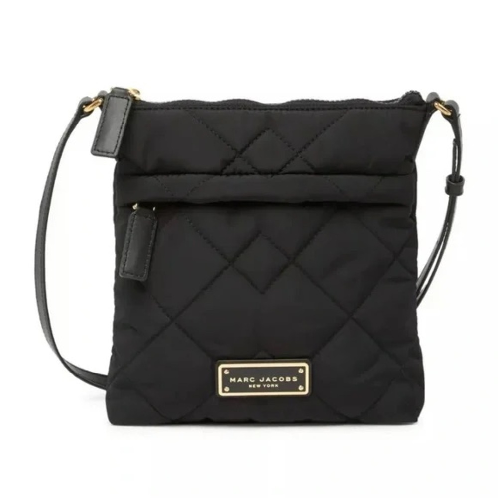 Marc Jacobs | Nylon Quilted Black Crossbody Bag